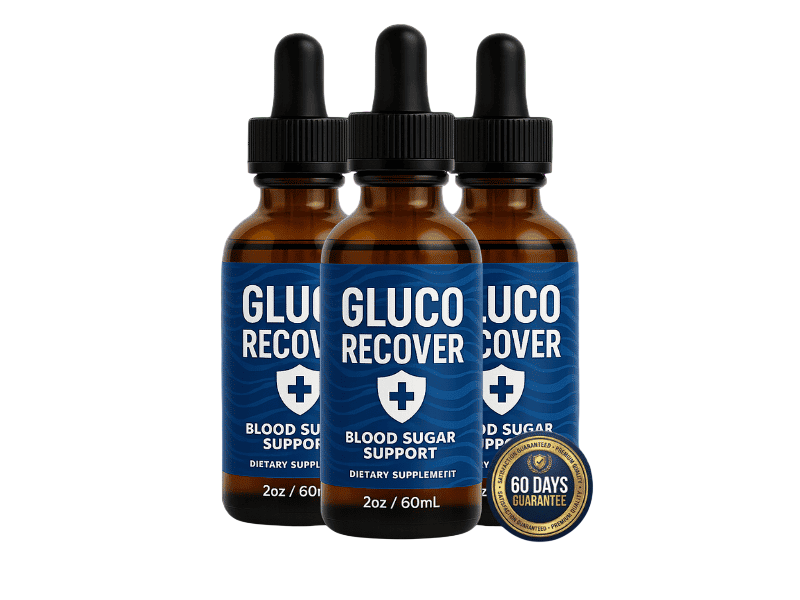 GlucoRecover 3 bottles package
