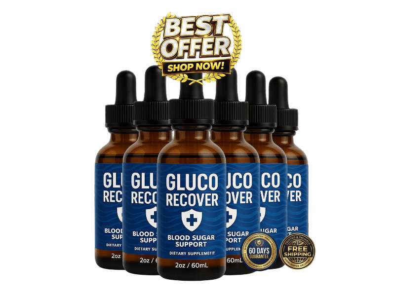 GlucoRecover 6 bottles best value package
