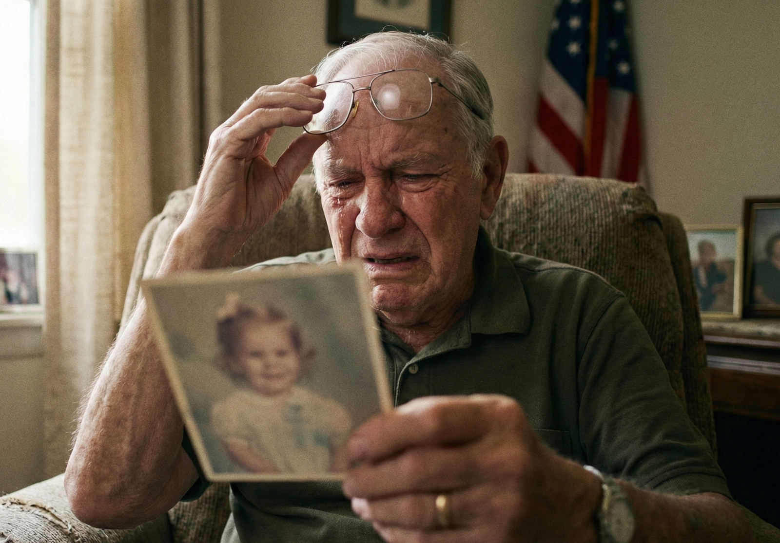 Man struggling with vision